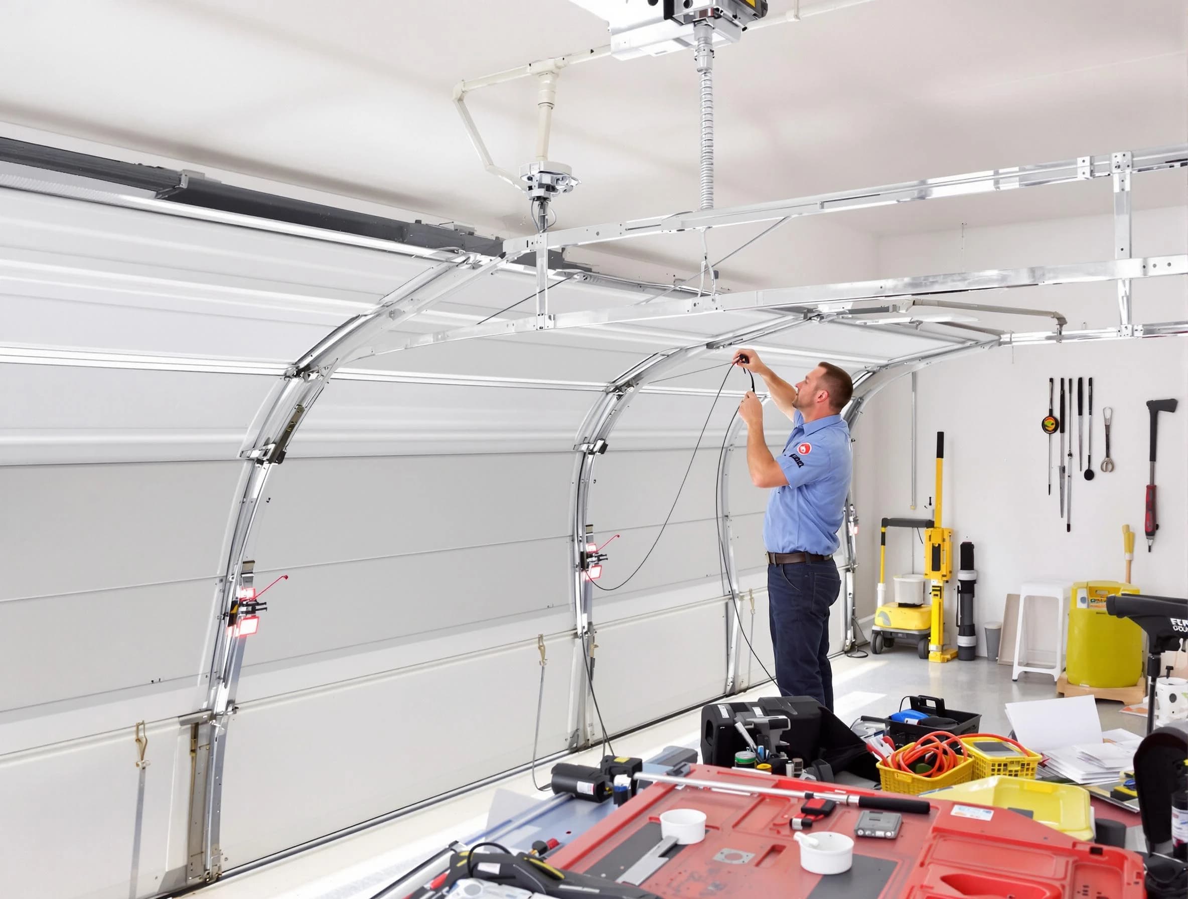 Garage door cable repair service by Austell Garage Door Repair in Austell
