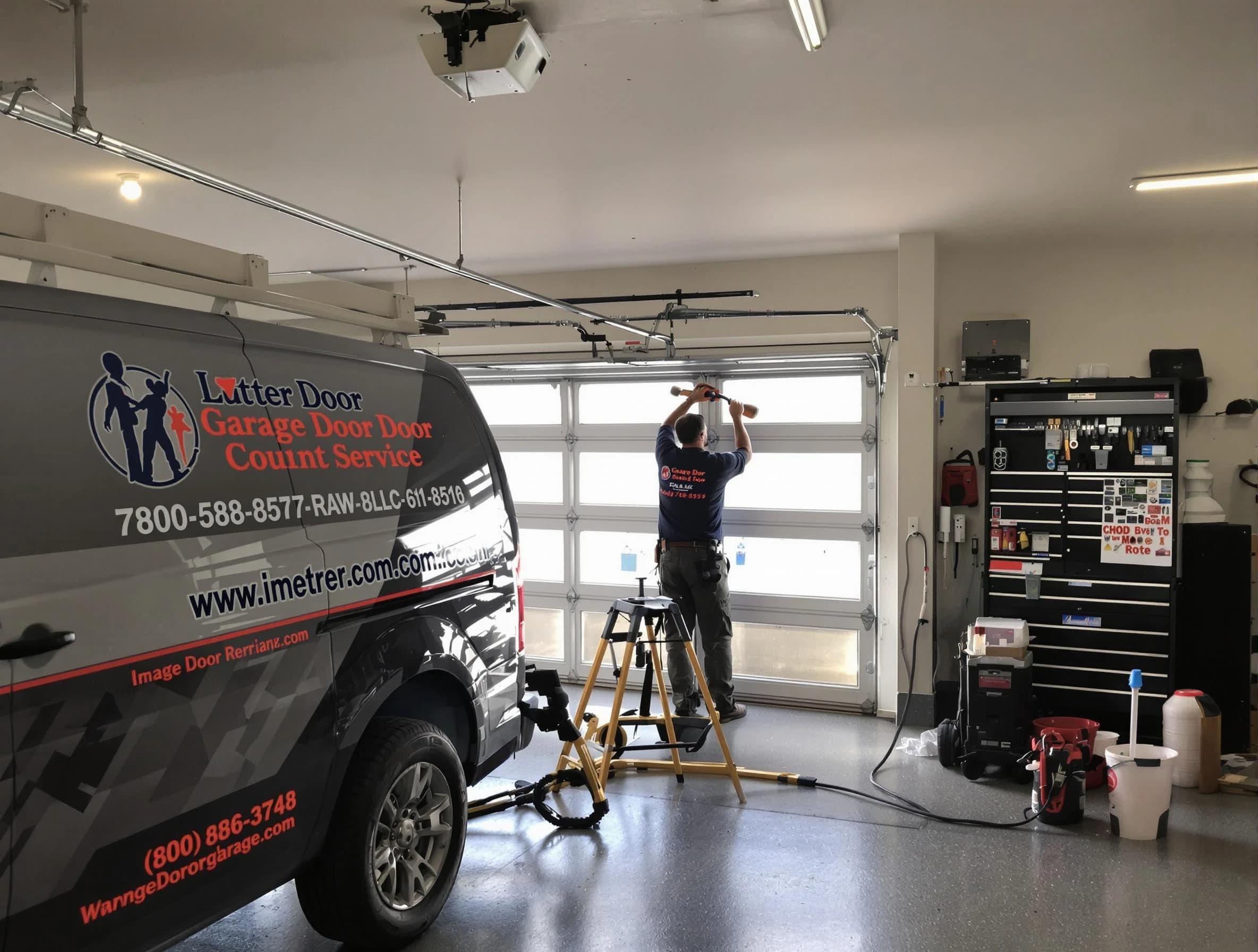 Austell Garage Door Repair rapid response team performing same-day repair in Austell