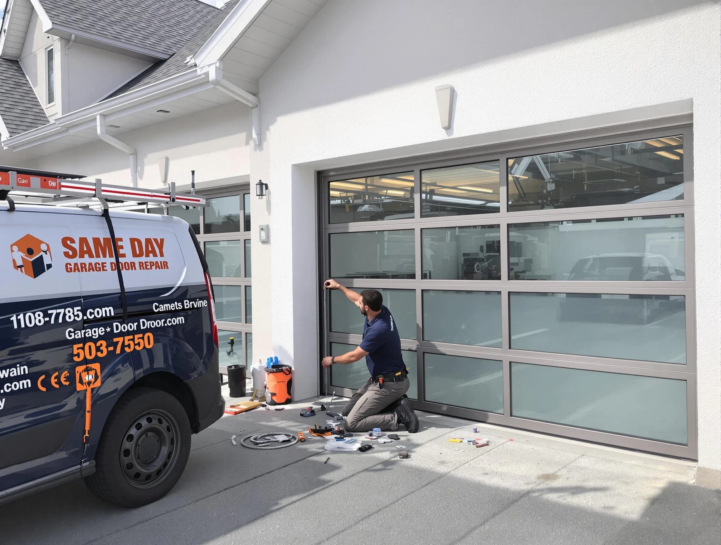 Same-day garage door repair service by Austell Garage Door Repair in Austell