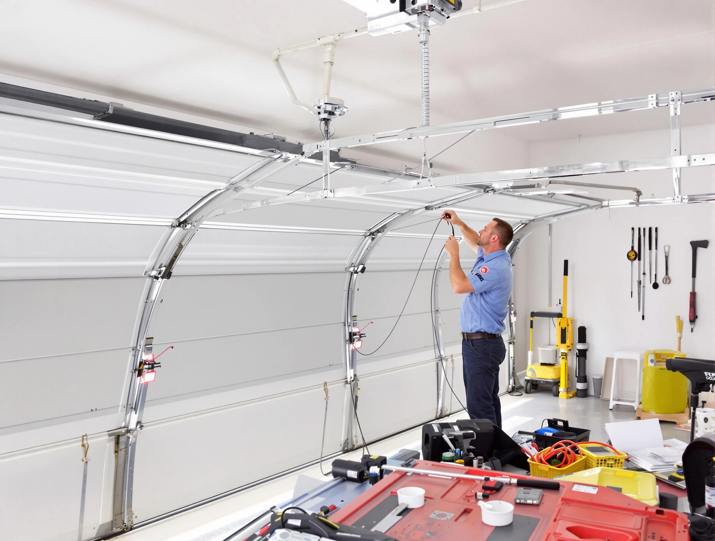 Garage door cable repair service by Austell Garage Door Repair in Austell
