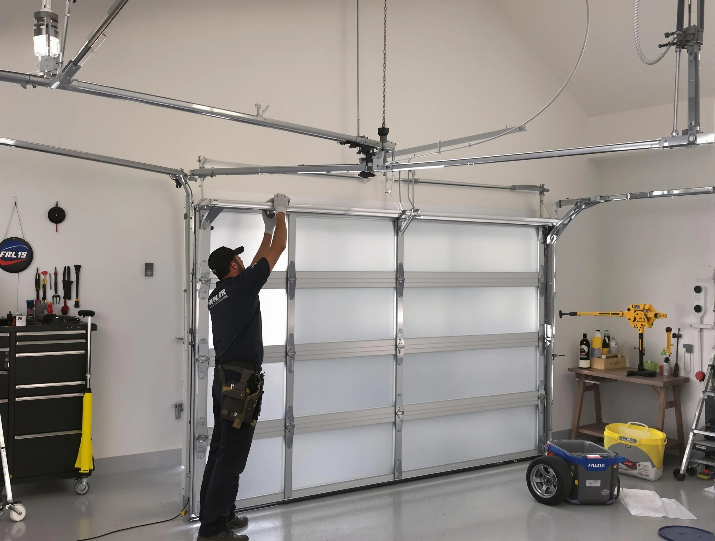 Austell Garage Door Repair certified team performing precision garage door installation in Austell