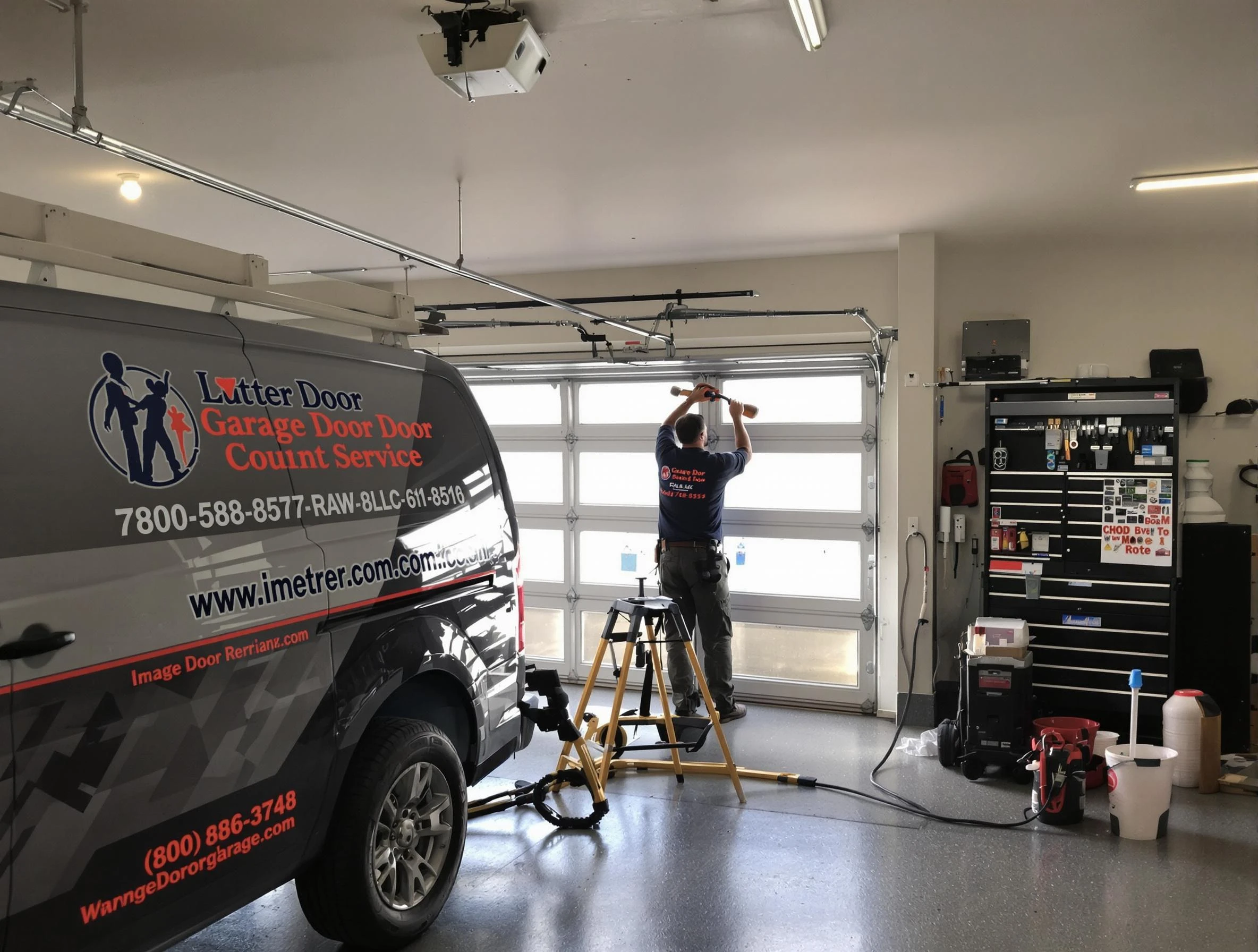 Austell Garage Door Repair rapid response team performing same-day repair in Austell