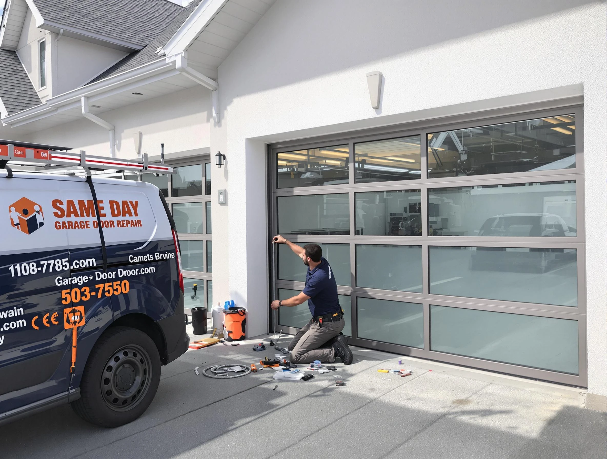 Same-day garage door repair service by Austell Garage Door Repair in Austell